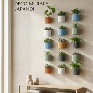 Pot Mural Modulaire Japandi – Collection Minimaliste